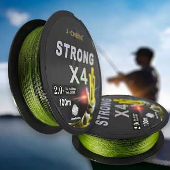 J-Cheng Senar Tali Pancing 4 Braided PE Fishing Line 100M - JC4180