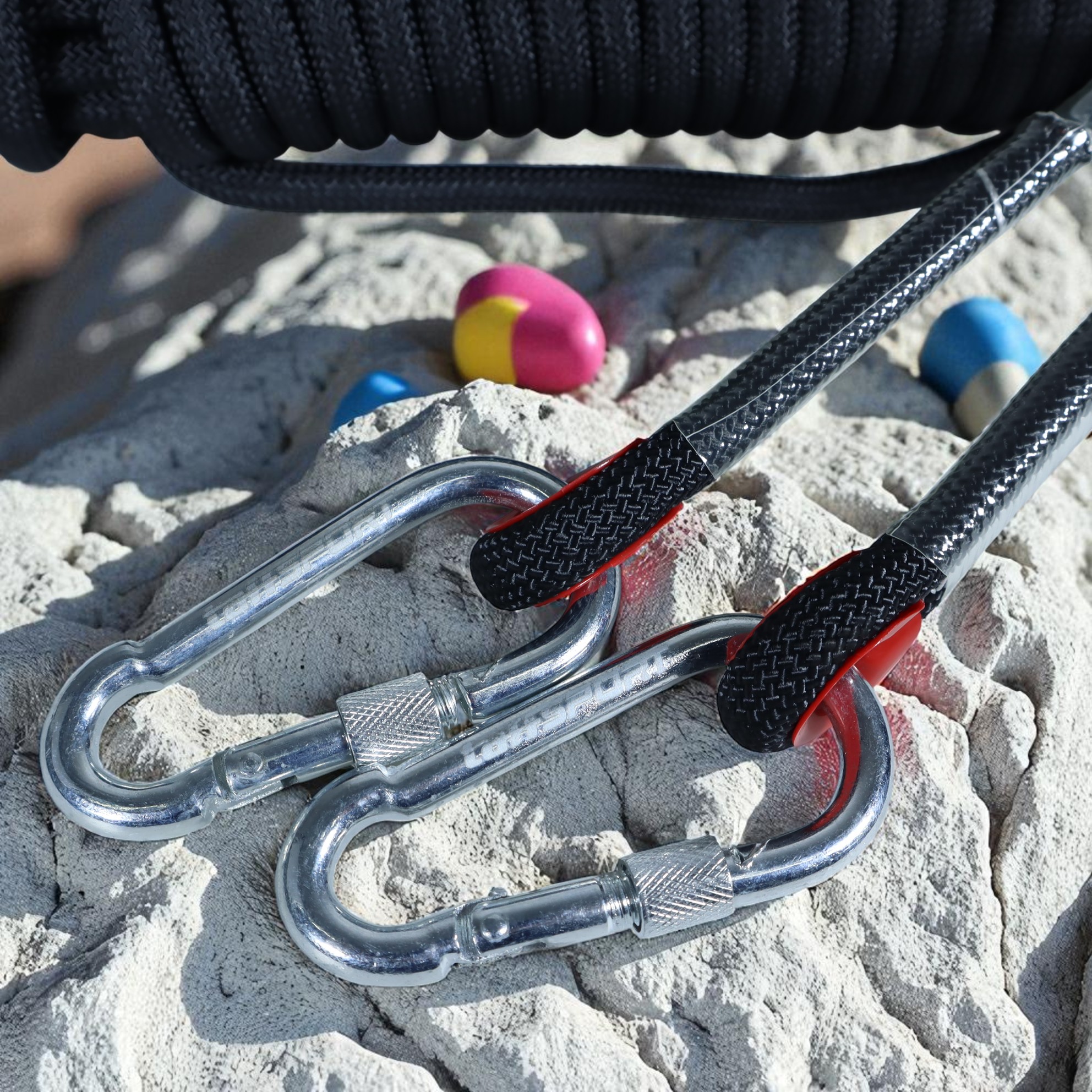 Gambar produk TaffSPORT Tali Panjat Tebing Climbing Rope Outdoor Darurat 12mm 10M - HW13