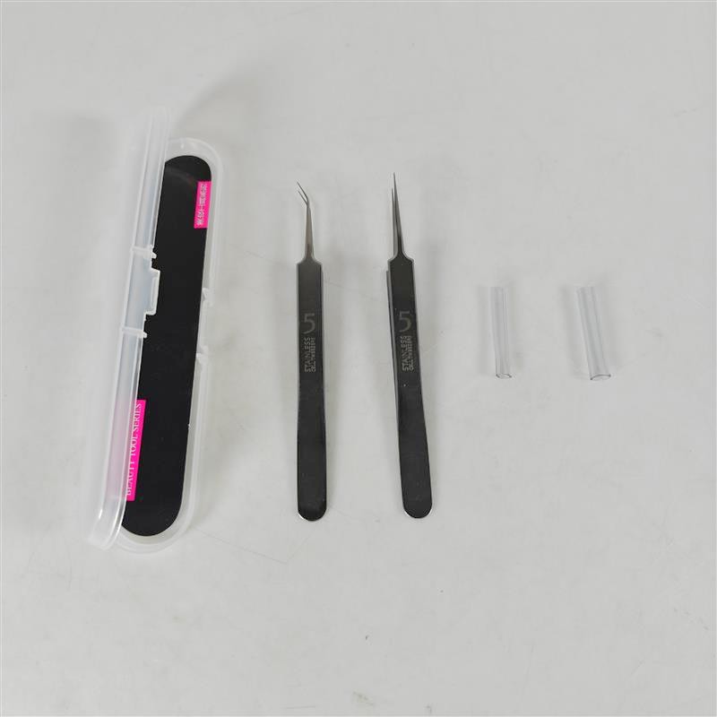 Gambar produk LISM Pinset Alat Pembersih Komedo Jerawat Facial Tweezers 2 PCS - L117