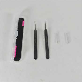 Gambar produk LISM Pinset Alat Pembersih Komedo Jerawat Facial Tweezers 2 PCS - L117