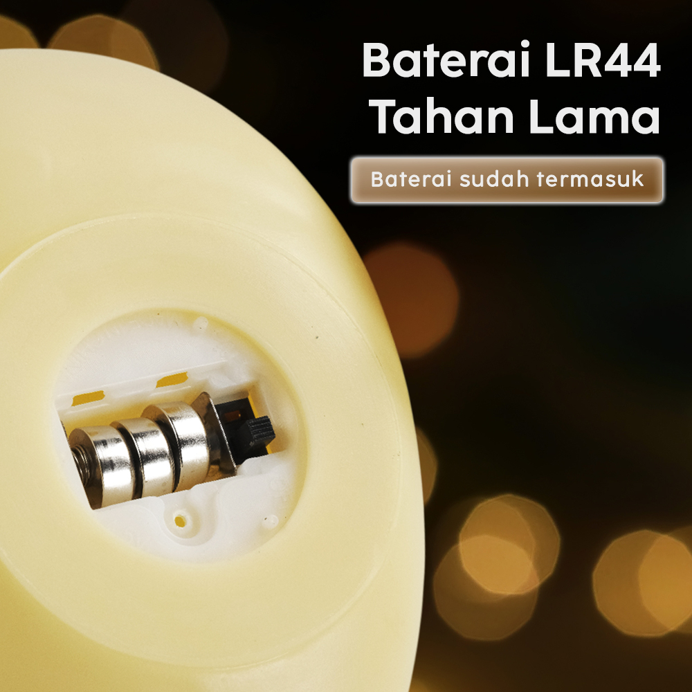 Gambar produk FGHGF Lampu Tidur LED Anak Karakter Lucu 1W Bulan - FGH01
