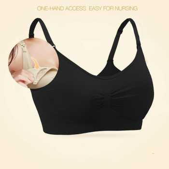Gambar produk Beauforme Bra Menyusui Hamil Nursing Tanpa Kawat Busa Seamless L - BFY8