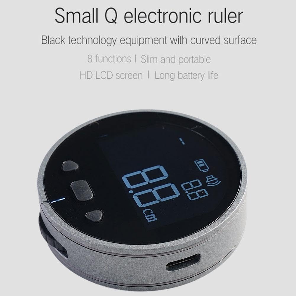 Gambar produk ATuMan Mini Q Ruler Penggaris Meteran Digital LCD Screen - Mini Q