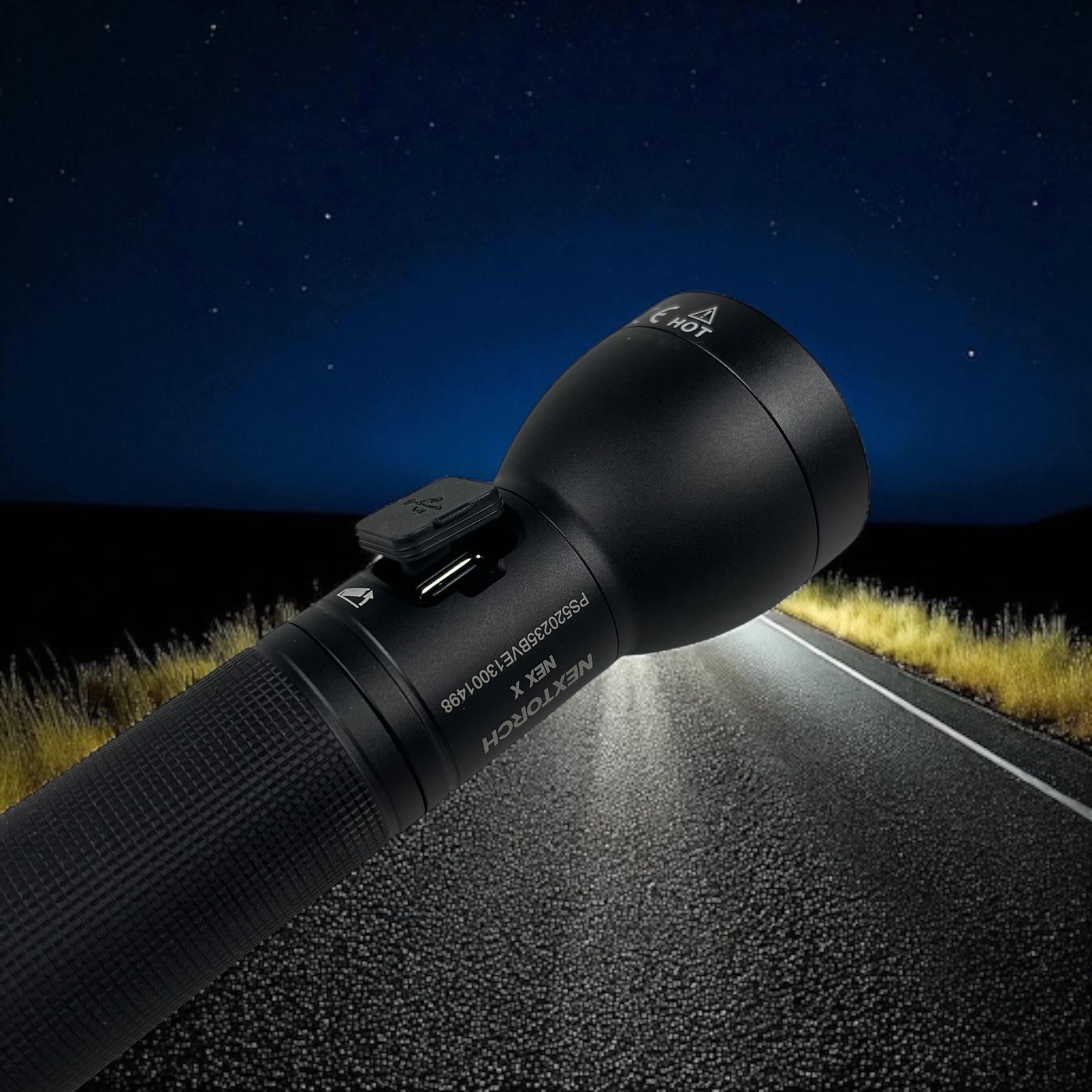 Gambar produk NEXTORCH Senter LED Rechargeable Tactical Flashlight IPX7 1000 Lumens - NEX X
