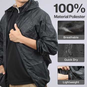 Gambar produk LENTHIMEN Jaket Olahraga Quick-dry Windbreaker XXL - WY-01