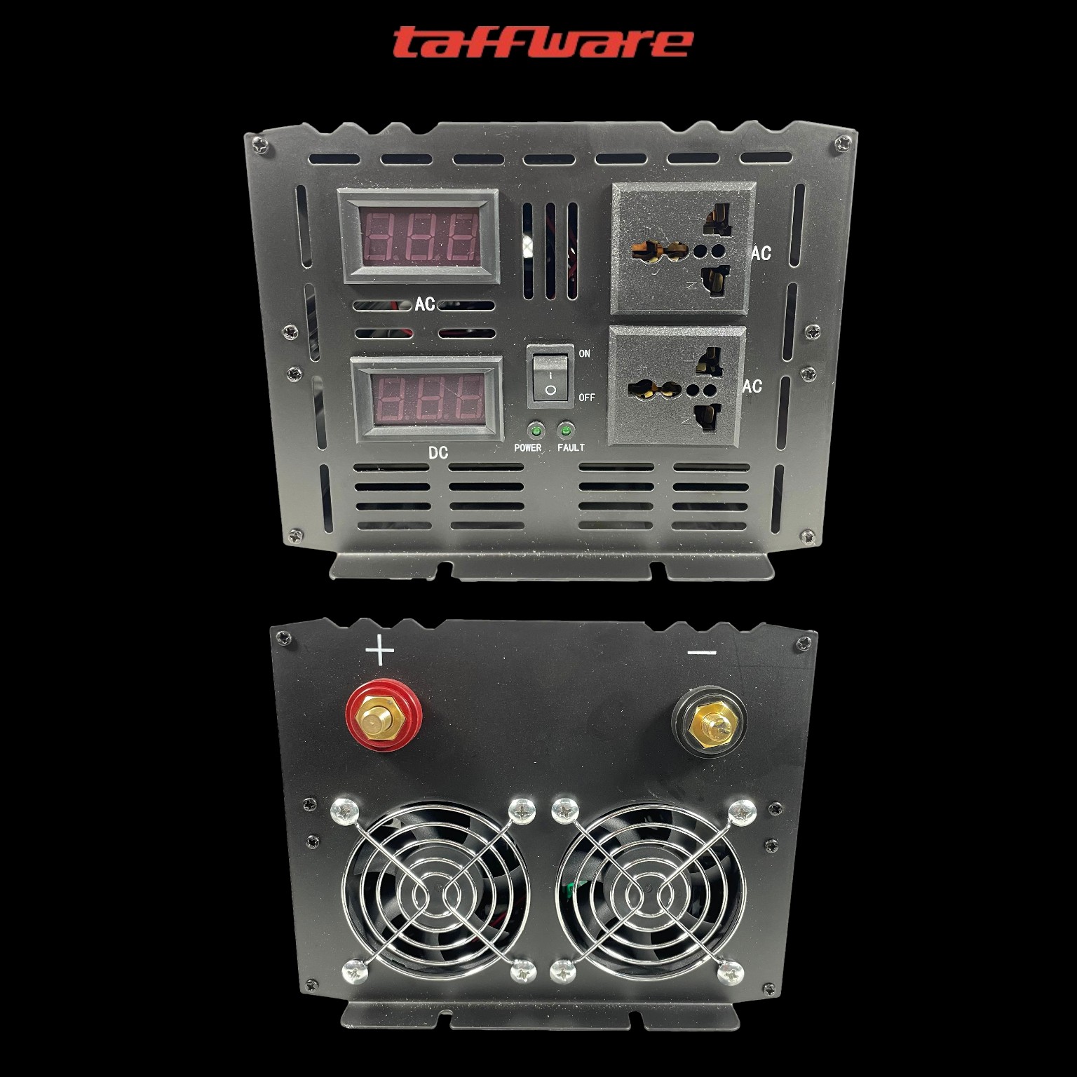 Gambar produk Taffware Power Inverter Mobil Pure Sine Wave DC 60V to AC 220V 5000W - NBQ5000W