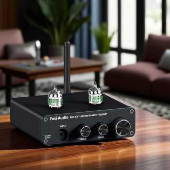 Gambar produk Fosi Audio Preamplifier Bluetooth Phonograph with Vacuum Tube - Box X3