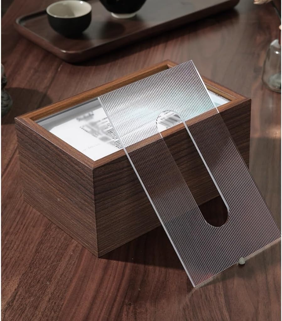Gambar produk TWL Kotak Tisu Kayu Minimalist Wooden Tissue Box - T-19