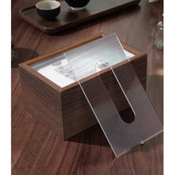 Gambar produk TWL Kotak Tisu Kayu Minimalist Wooden Tissue Box - T-19
