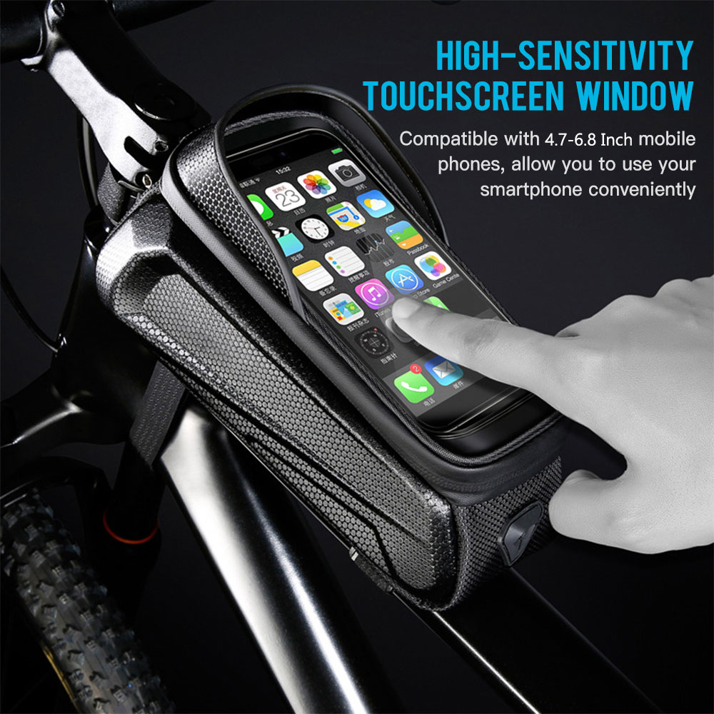 Gambar produk TAKEZERO Tas Sepeda Smartphone Holder Earphone Hole Waterproof - TZ47