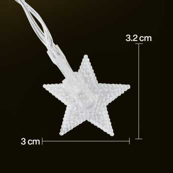 Gambar produk DKG Lampu Hias String Lights Star Shape Battery Power 20 LED 3M - 2G11