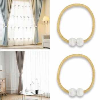 Gambar produk Arbitrary Tali Pengikat Tirai Gorden Magnetic Curtain Clip 2 PCS - A65B