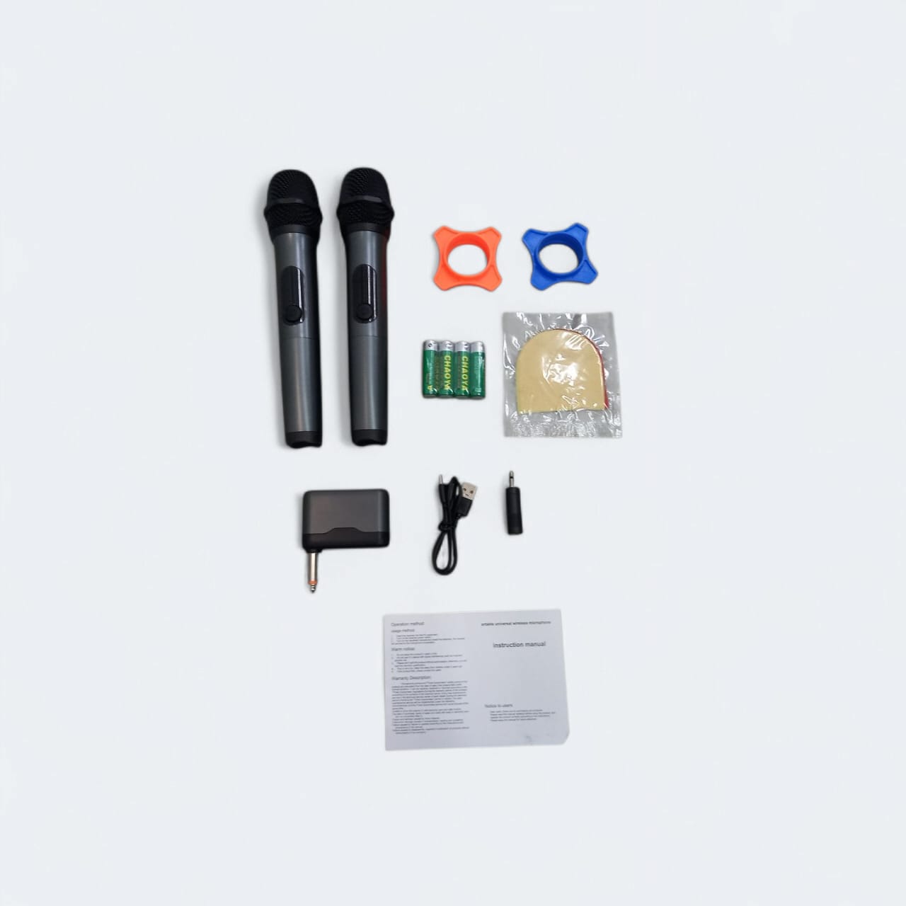Gambar produk TAVOSOP Mikrofon Karaoke Wireless 2in1 Dynamic Omnipotent Microphone - M23