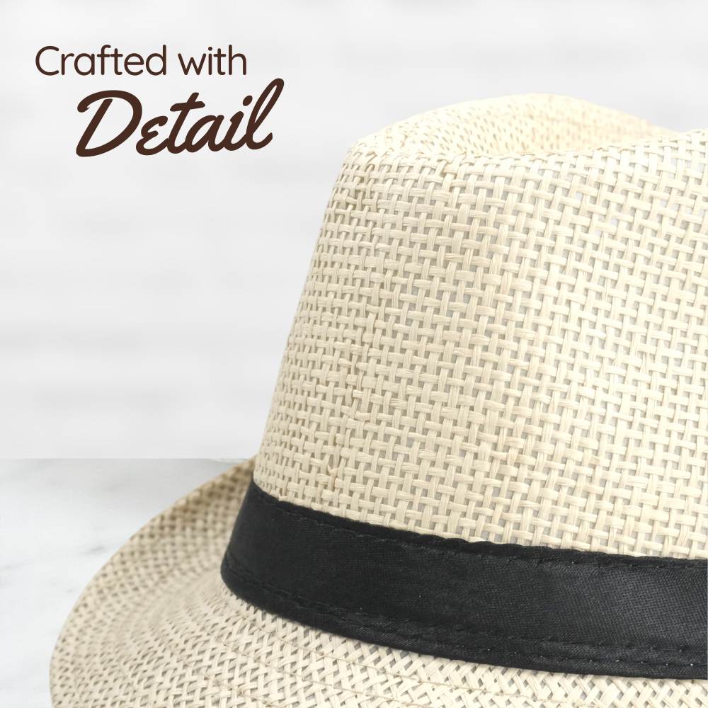 Gambar produk Yingrui Topi Fedora Unisex Laken Hat Jazz Classic Vintage - M-58