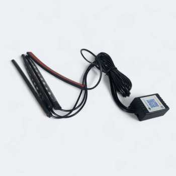Gambar produk JIAMEN Lampu LED Strip Flexible Car Light Smart App USB 8 Color 4 PCS 36 LED - J72