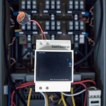 Gambar produk Taffware Meteran Listrik Digital Display Din Rail Single 300V - D52-2066