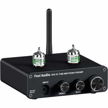 Gambar produk Fosi Audio Preamplifier Bluetooth Phonograph with Vacuum Tube - Box X3
