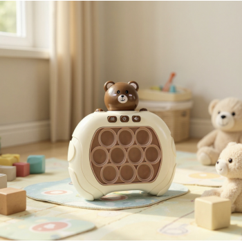 Gambar produk QUICK Mainan Pop It Elektrik Gopher Bear Game Console 3rd Generation - Q3