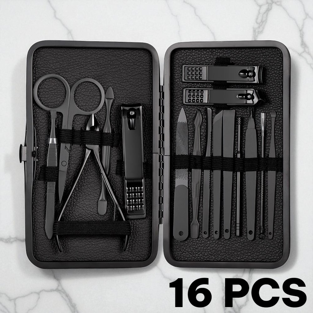 Gambar produk Biutte.co Set Perlengkapan Gunting Kuku Manicure Pedicure Nail Clipper 16 PCS - S0M020
