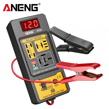 ANENG RT01 Automotive Relay Tester Digital Voltage 4-Pin 5-Pin 12V 24V - RT01