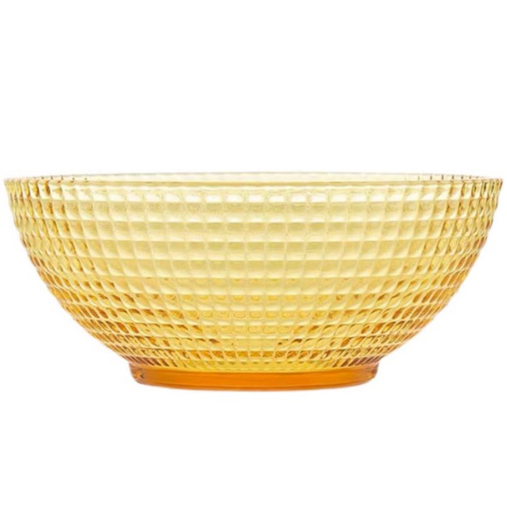 Gambar produk QIDIAN Mangkok Kaca Borosilicate Glass Thousand Star Salad Bowl 490ml - Q490