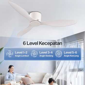 Gambar produk SOVE Kipas Angin Gantung Plafon Ceiling Fan 52 Inch - FS2007