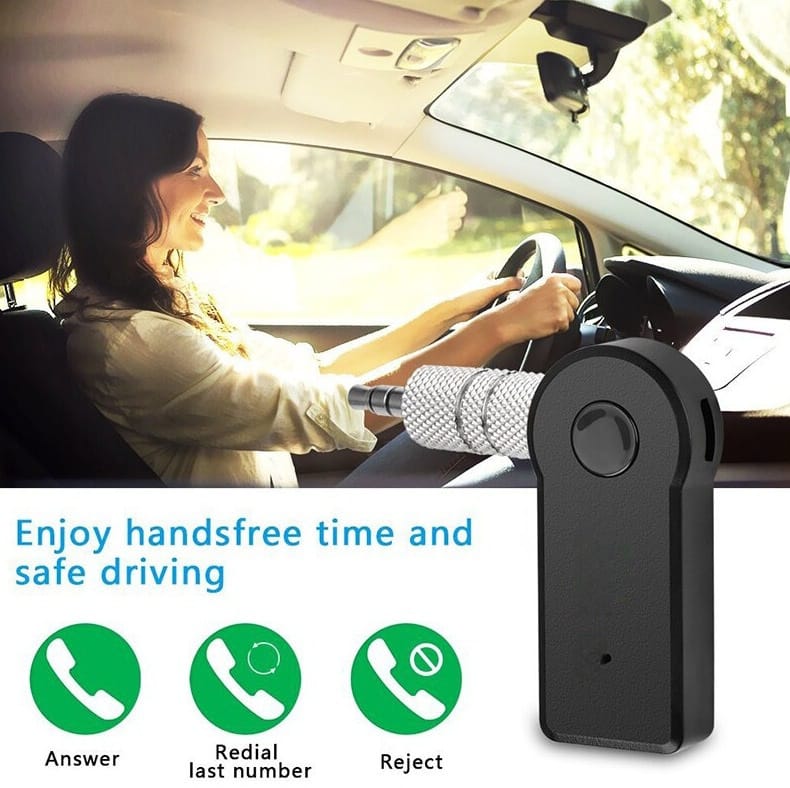 Gambar produk VCACA Bluetooth Receiver Audio Mobil Speaker Handsfree A2DP 3.5mm - VC50