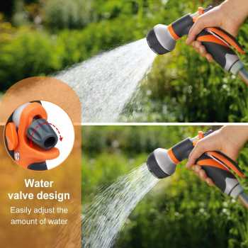 Gambar produk Suiton Semprotan Air Steam Cuci Mobil Nozzles Spray Water Gun 8 Mode - INU108