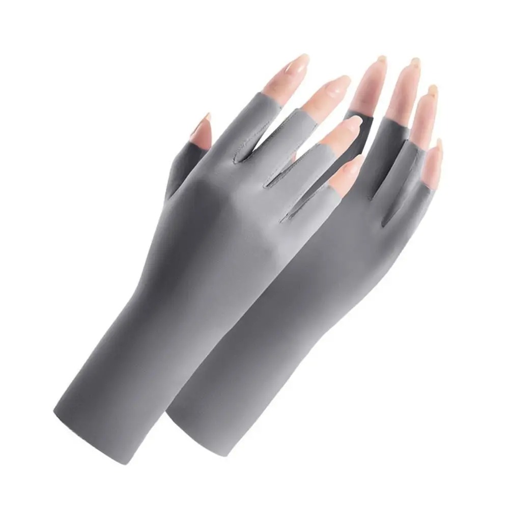 Gambar produk MALSHI Sarung Tangan Anti UV Sunscreen Gloves Nail Art - MS31