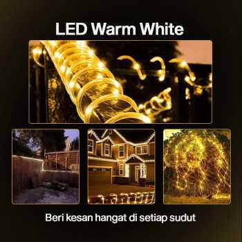 Gambar produk ANBLUB Lampu Hias String Lights Solar Power Waterproof 100 LED 12M - LISM-10
