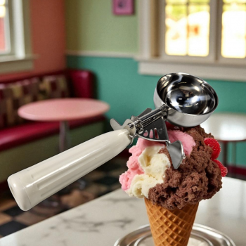Gambar produk AXV Sendok Takar Es Krim Ice Cream Scoop Stainless Steel - AX-231