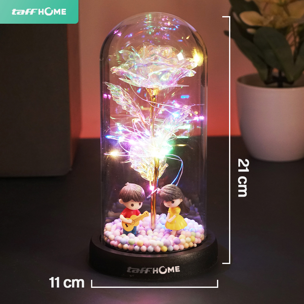 Gambar produk TaffHOME Lampu Meja Hias LED Galaxy Rose Eternal Colorful Light Guitar Style - TH-505