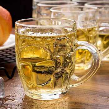 Gambar produk TREDO Gelas Mug Bir Sodium Calcium Glass Pineapple Draft Pattern 690ml - T69