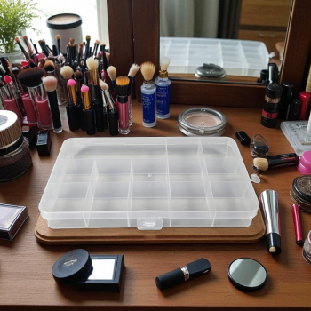 Gambar produk Kotak Penyimpanan Perhiasan Grid Box Multifunction Organizer 13 Slot - J13/J24