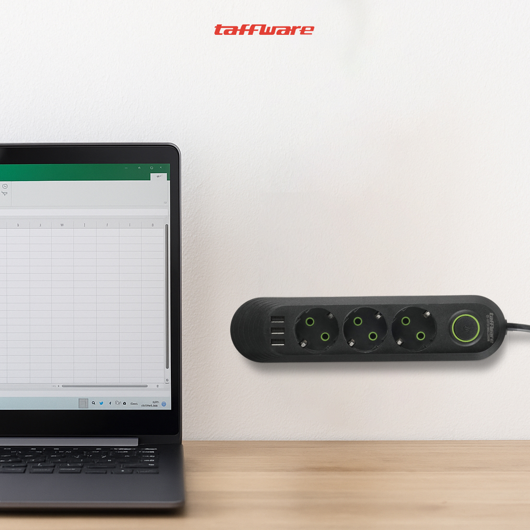 Gambar produk Taffware Stop Kontak USB Port EU Plug 10A 110-250V 2500W 3 Lubang - QL-1071U / QL-1072U