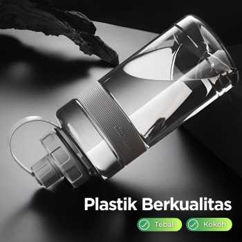 Gambar produk Niehaina Botol Minum Plastik Sport Water Bottle with Straw 2L - HA437