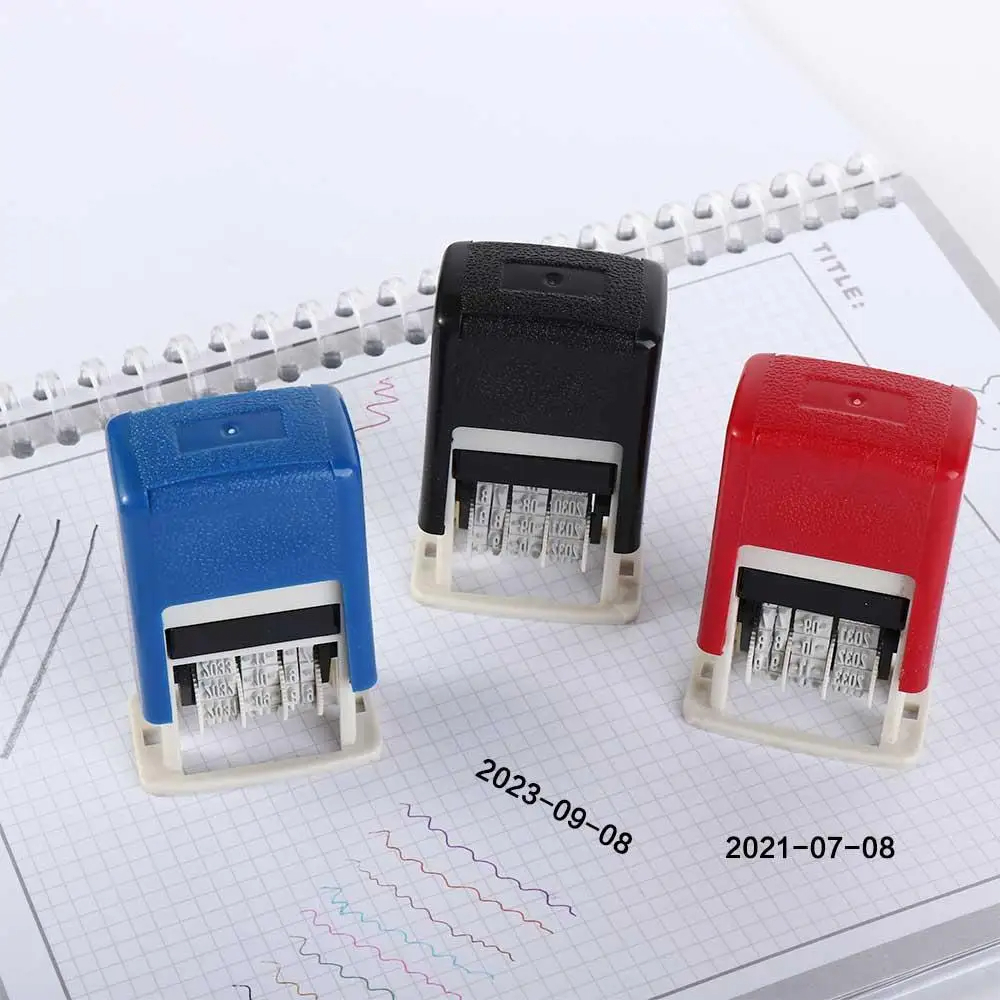 Gambar produk ENJOU Stempel Tanggal Mini Portable Date Stamp - EN010