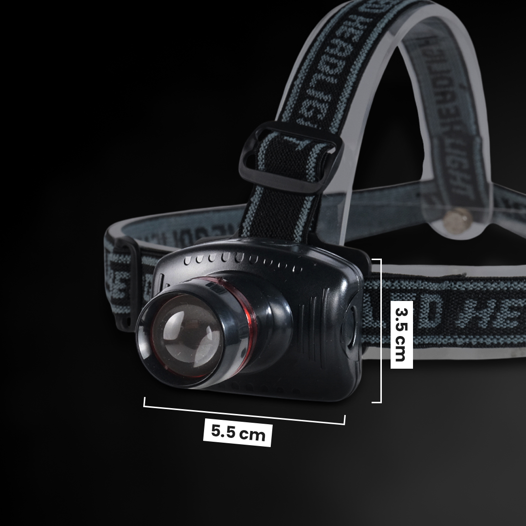 Gambar produk TRLIFE Senter Kepala Headlamp LED CREE Telescopic Zoom 3W 160 Lumens - BL253