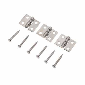 KitTraderEngsel Pintu Lemari Kabinet Door Hinge 4 Hole 10x8mm 10 PCS - KT581