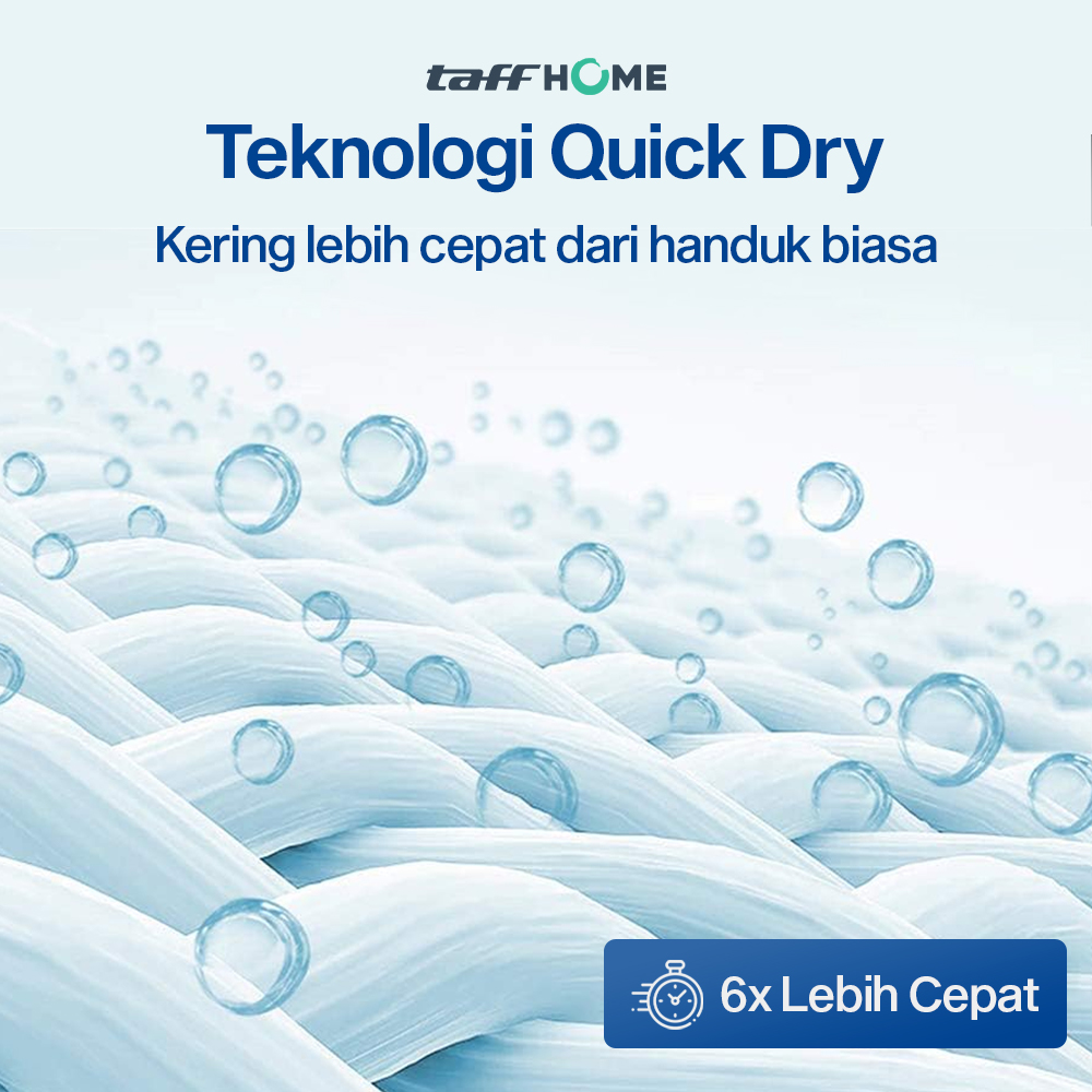 Gambar produk TaffHOME Handuk Microfiber Towel Soft Quick Dry 35x75cm - U0755