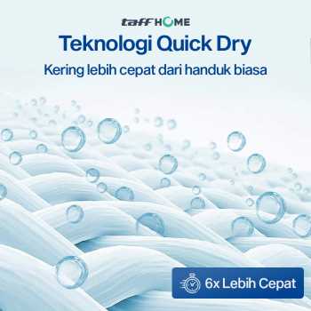 Gambar produk TaffHOME Handuk Microfiber Towel Soft Quick Dry 35x75cm - U0755