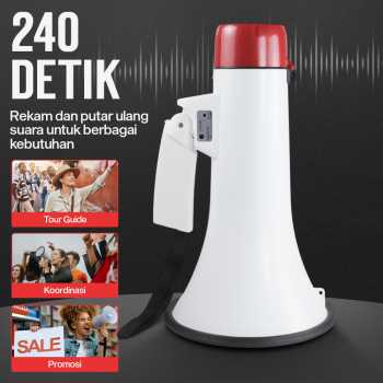 Gambar produk JACAR Toa Megaphone Bluetooth Multifunctional Shouter 50 W - 8099