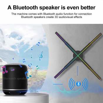 Gambar produk Onlytool Proyektor Kipas 3D Hologram Display Fan Projector LED 80cm - F80