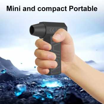 Gambar produk Isfriday Air Duster Blower Mini Turbo Jet Fan 4000mAh 100W with Nozzle - X3S