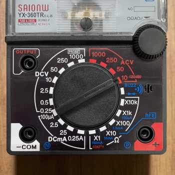 Gambar produk SAIONW Multimeter Multitester Analog Mini Pointer Display - YX-360TRELB
