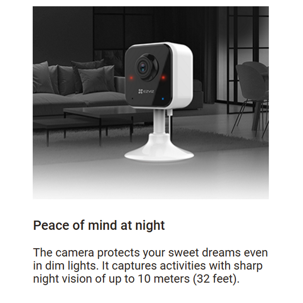 Gambar produk EZVIZ Kamera CCTV HD 1080P Motion Detection Two Way Audio WiFi 2.4G - H1C 2MP