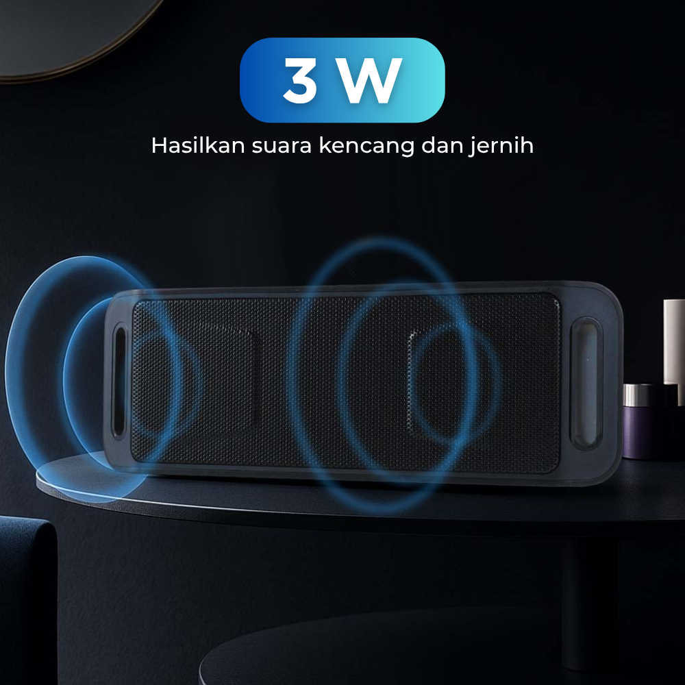 Gambar produk Yinew Speaker Bluetooth Portable Megabass Stereo A2DP 3W - SC-208