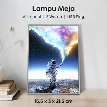YORYZENG Lampu Meja Hias Lukisan 3in1 Color LED USB 21.5cm - YY21