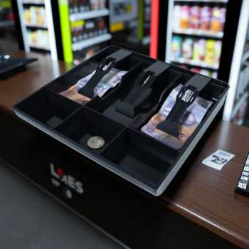 FED Laci Uang Kasir 3 Sekat Plastik Coin Cash Drawer Tray - INU146