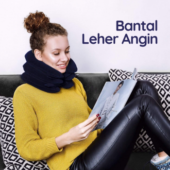 Gambar produk Urijk Bantal Leher Travel Angin 360 Support Inflatable Neck Pillow - M1345